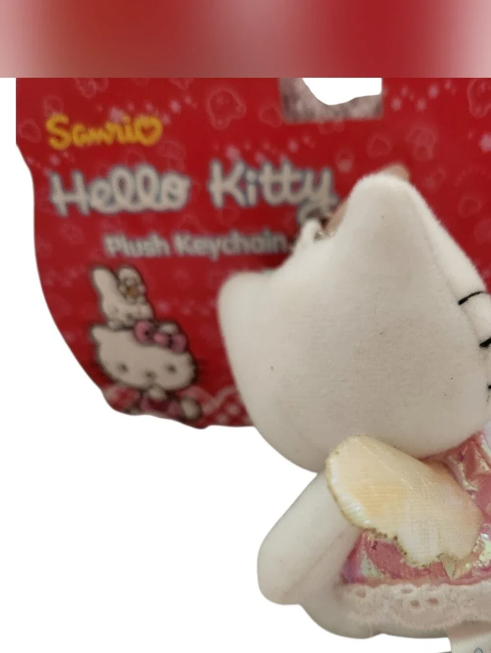 2001 Sanrio Hello Kitty Fairy Plush Keychain NWT NOS Nakajima Rare Y2K Vintage